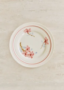 Sezane Assiettes à Dessert Anciennes, Fleuries- La Sélection Vintage