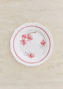 Sezane Assiettes à Dessert Anciennes, Fleuries- La Sélection Vintage