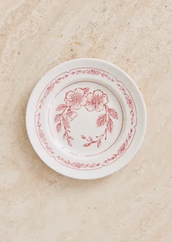 Sezane Assiettes à Dessert Anciennes, Fleuries- La Sélection Vintage