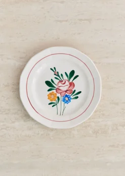 Sezane Assiettes à Dessert Anciennes, Fleurs Des Champs- La Sélection Vintage