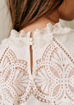 Sezane Blouse Bianca- Chemises & Blouses