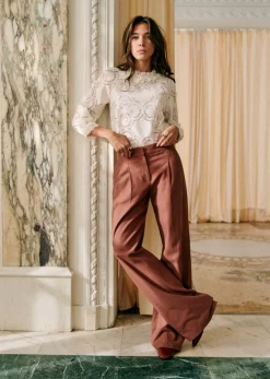 Sezane Blouse Bianca- Chemises & Blouses