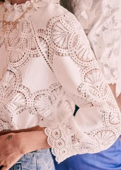 Sezane Blouse Bianca- Chemises & Blouses