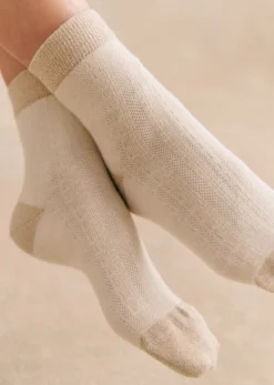 Sezane Chaussettes Bianca- Chaussettes