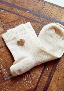 Sezane Chaussettes Coeur- Chaussettes