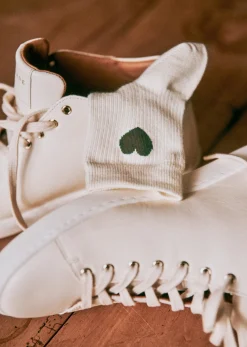 Sezane Chaussettes Coeur- Chaussettes