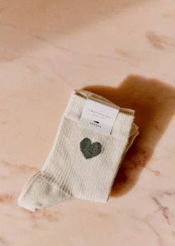 Sezane Chaussettes Coeur- Chaussettes