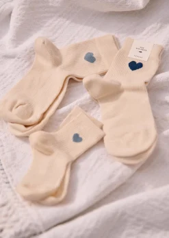 Sezane Chaussettes Coeur- Chaussettes