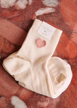Sezane Chaussettes Coeur- Chaussettes