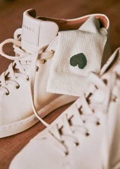 Sezane Chaussettes Coeur- Chaussettes