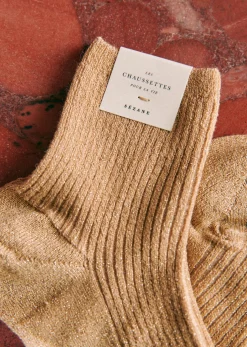 Sezane Chaussettes Lurex- Chaussettes