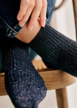 Sezane Chaussettes Lurex- Chaussettes