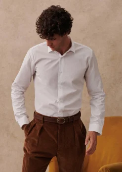 Sezane Chemise Allen Pinpoint- Costumes|Chemises formelles