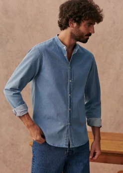 Sezane Chemise Benny- Denim|Chemises denim