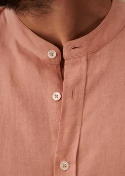 Sezane Chemise Benny Lin- Chemises col mao|Chemises lin
