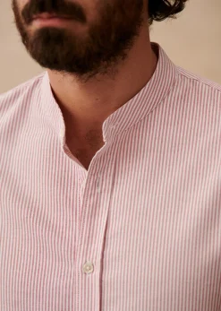 Sezane Chemise Benny Oxford- Chemises col mao|Chemises oxford