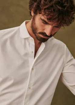 Sezane Chemise Bruce Pinpoint- Costumes|Chemises formelles