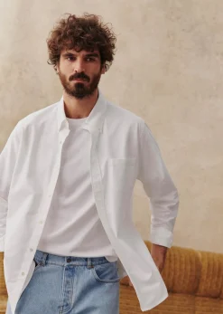 Sezane Chemise Charlie Confort Oxford- Chemises oxford