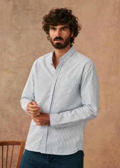 Sezane Chemise Charlie Confort Oxford- Chemises oxford