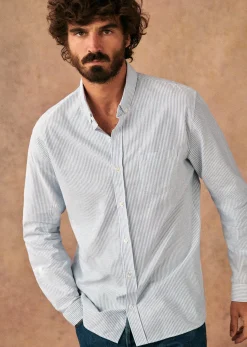Sezane Chemise Charlie Confort Oxford- Chemises oxford