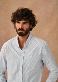 Sezane Chemise Charlie Confort Oxford- Chemises oxford