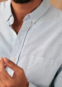 Sezane Chemise Charlie Confort Oxford- Chemises oxford