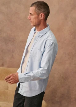 Sezane Chemise Charlie Confort Oxford- Chemises oxford