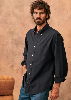 Sezane Chemise Charlie Confort Oxford- Chemises oxford