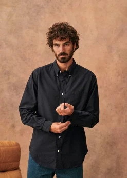 Sezane Chemise Charlie Confort Oxford- Chemises oxford