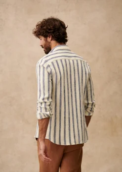 Sezane Chemise Charlie Coton Léger- Chemises rayures