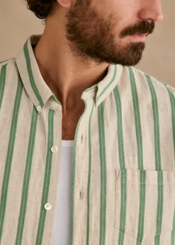 Sezane Chemise Charlie Coton Lin- Chemises & Blouses