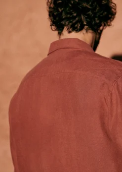 Sezane Chemise Charlie Lin- Chemises lin|Le Bain