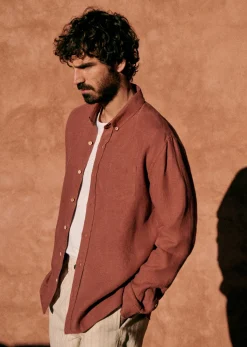 Sezane Chemise Charlie Lin- Chemises lin|Le Bain