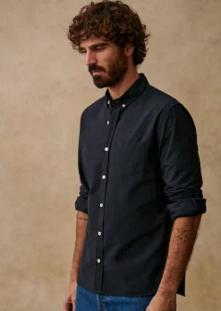 Sezane Chemise Charlie Oxford- Chemises rayures|Chemises oxford
