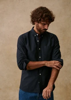 Sezane Chemise Charlie Oxford- Chemises rayures|Chemises oxford