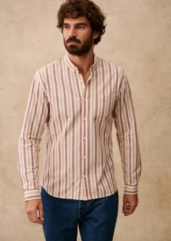 Sezane Chemise Charlie Oxford- Chemises rayures|Chemises oxford