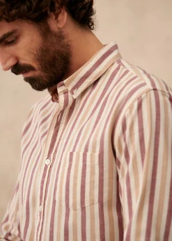 Sezane Chemise Charlie Oxford- Chemises rayures|Chemises oxford