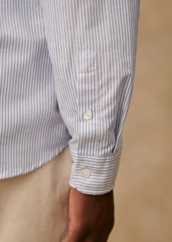 Sezane Chemise Charlie Oxford- Chemises rayures|Chemises oxford