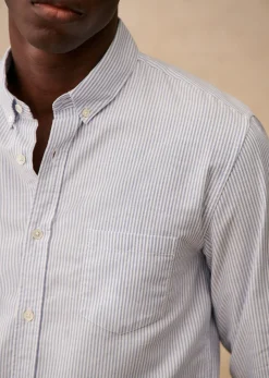 Sezane Chemise Charlie Oxford- Chemises rayures|Chemises oxford