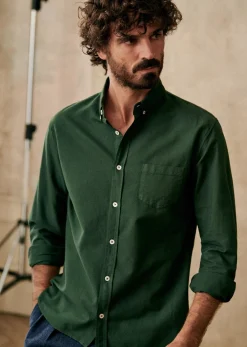 Sezane Chemise Charlie Oxford- Chemises rayures|Chemises oxford