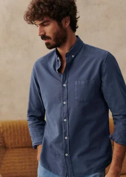 Sezane Chemise Charlie Oxford- Chemises rayures|Chemises oxford