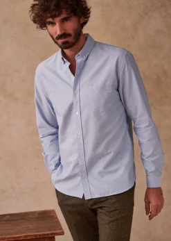 Sezane Chemise Charlie Oxford- Chemises rayures|Chemises oxford