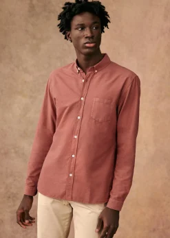 Sezane Chemise Charlie Oxford- Chemises rayures|Chemises oxford