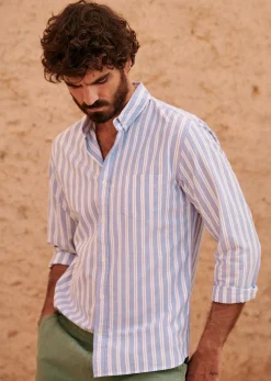 Sezane Chemise Charlie Oxford- Chemises rayures|Chemises oxford