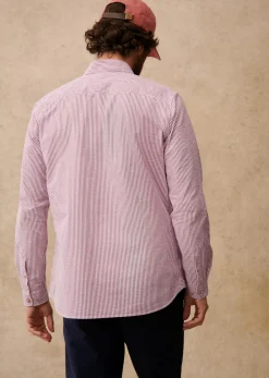 Sezane Chemise Charlie Seersucker- Chemises rayures|Chemises seersucker