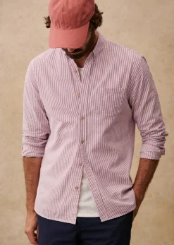 Sezane Chemise Charlie Seersucker- Chemises rayures|Chemises seersucker
