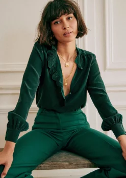 Sezane Chemise Chlo- Chemises & Blouses