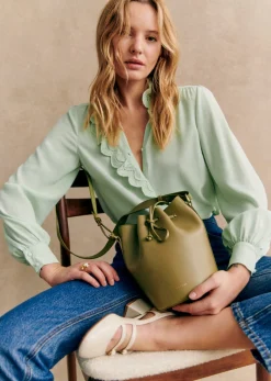Sezane Chemise Chlo- Chemises & Blouses