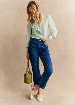 Sezane Chemise Chlo- Chemises & Blouses
