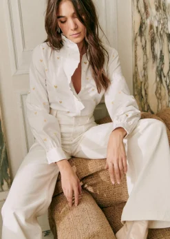 Sezane Chemise Chlo- Chemises & Blouses